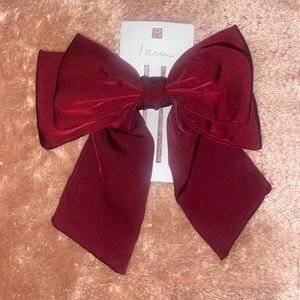 Elegant I Am Burgundy Hair Bow
